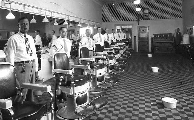 Sillón de barbero